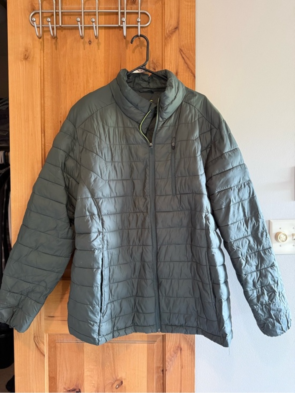 Xersion Grey Lightweight Puffer Jacket - XL